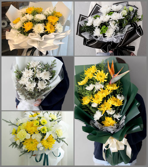 贵州遵义湄潭县新南乡白事花束代送